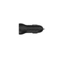 QC3.0 dual-hole USB black flash speed car charger