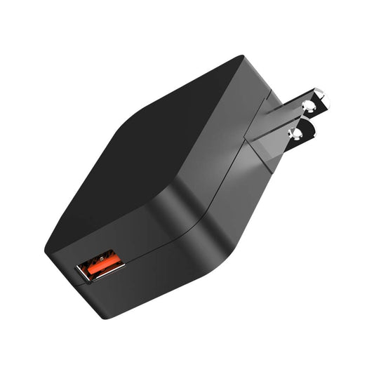 QC3.0 black flash single hole USB charger