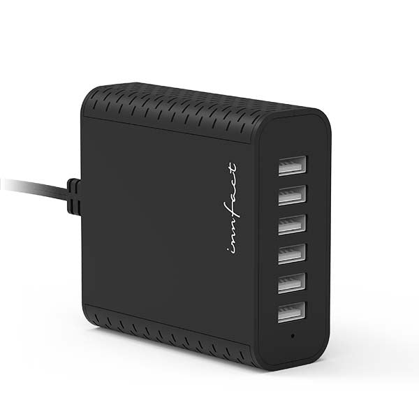 2025聖誕禮包-黑閃8A六孔USB充電器