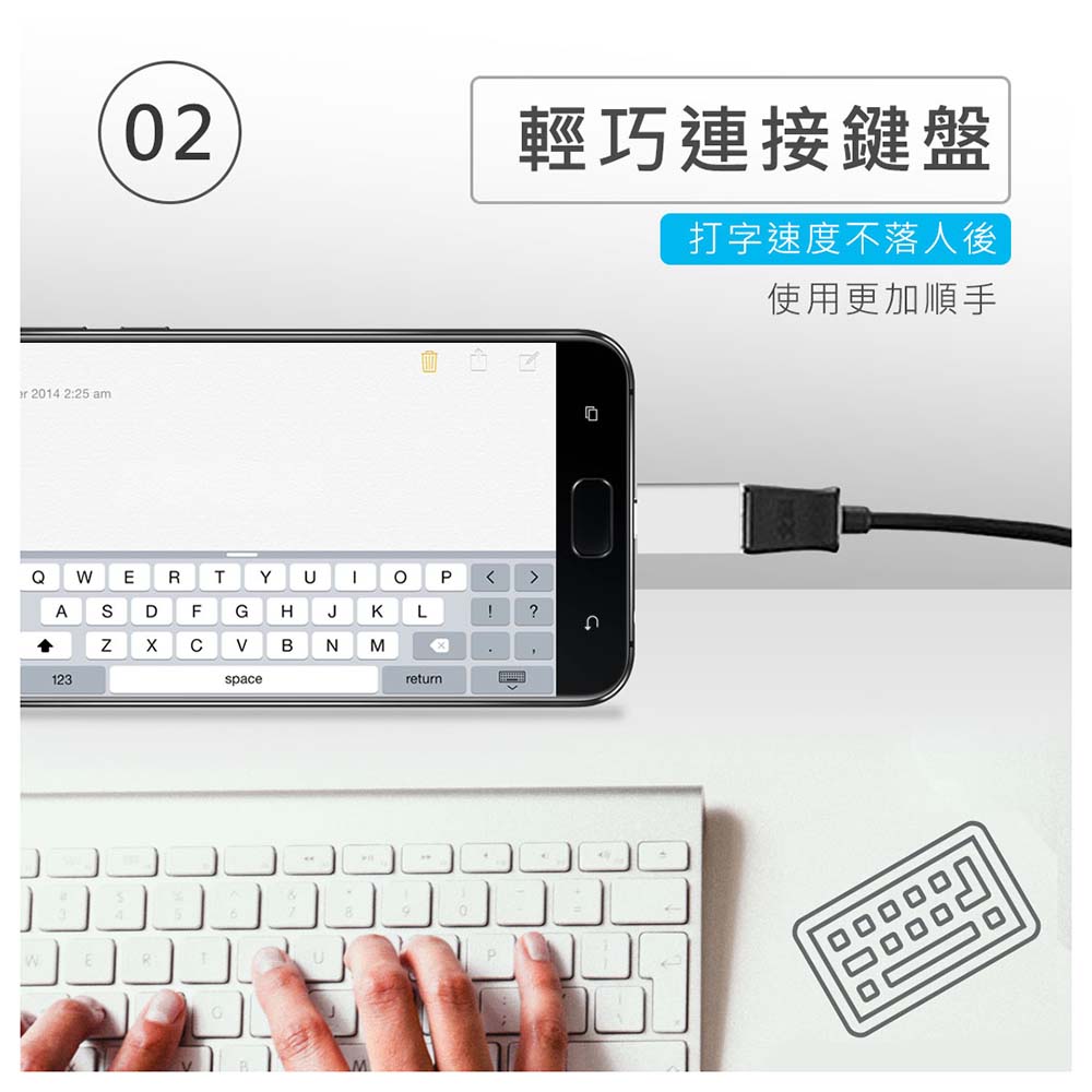 2025聖誕禮包-USB-C to USB-A 3.0 OTG 轉接器