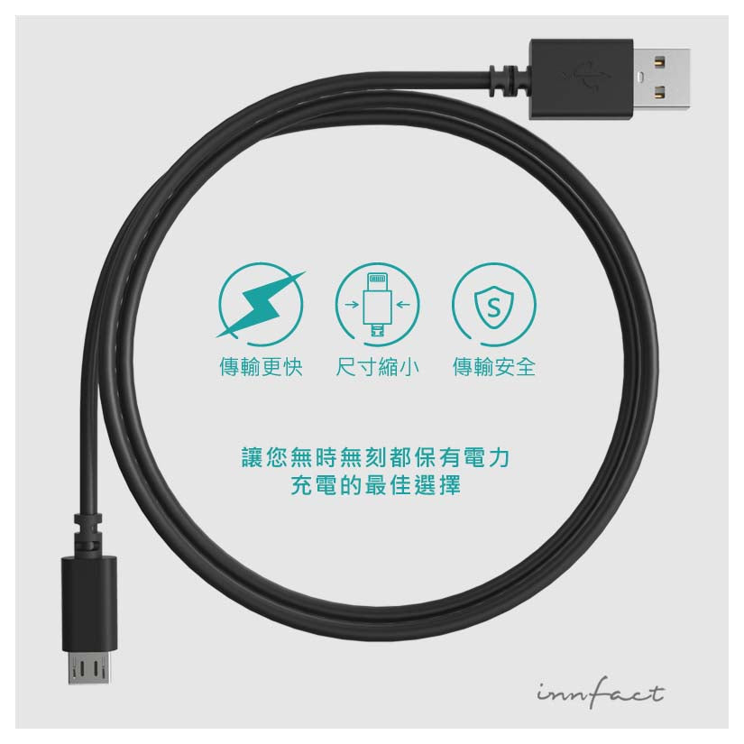 OC USB-A to MicroUSB 高速傳輸充電線
